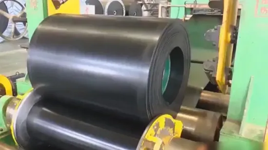 Correia transportadora de borracha resistente ao fogo e chamas da Source Factory para usina siderúrgica de areia