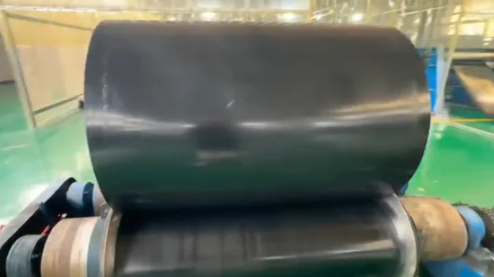 Correia transportadora de tecido de borracha resistente ao calor para cruzamento