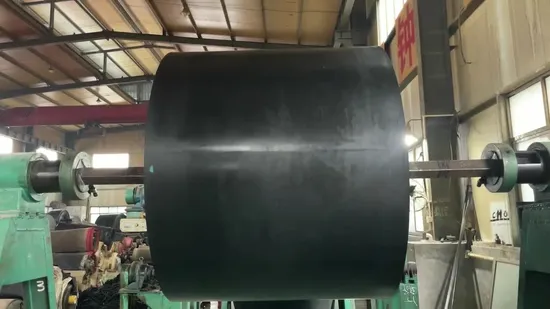 Correias transportadoras de poliéster com boa resistência à água para grânulos e pós como carvão, coque, areia e cimento a granel ou embalados