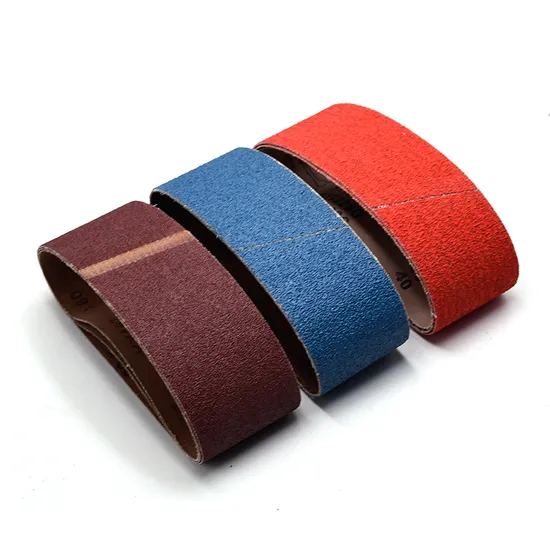 Cinta de lixa/cinta de areia/cinta abrasiva 75X457mm/75X533mm/100X610mm